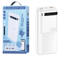 Power Bank REMAX RPP-72 20000mAh 74Wh 22.5W швидка зарядка QC PD Type-C зовнішній акумулятор